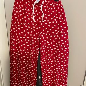 Valentines Women PJ Pants Hello Solo Size L  Length 37” Waist 15”. #1031.